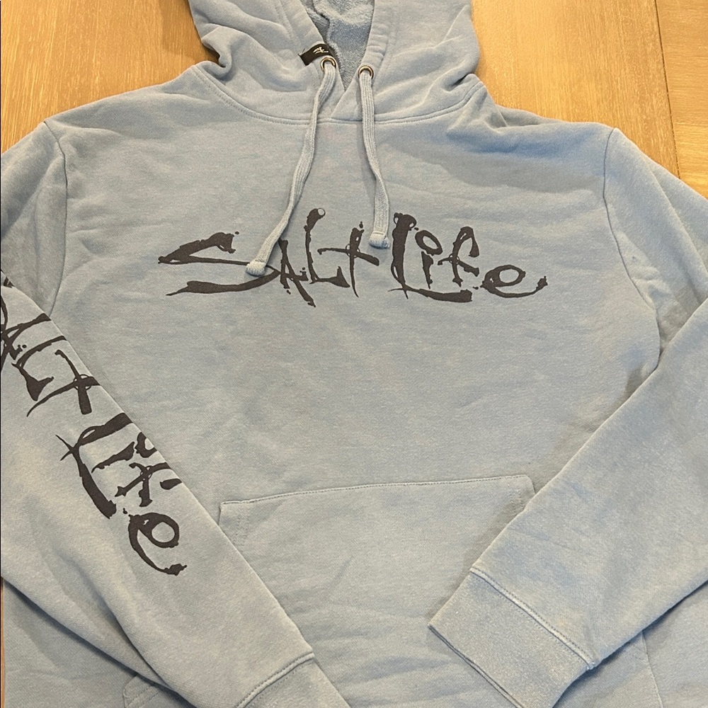 Salt Life Men's Light Blue Hoodie‎